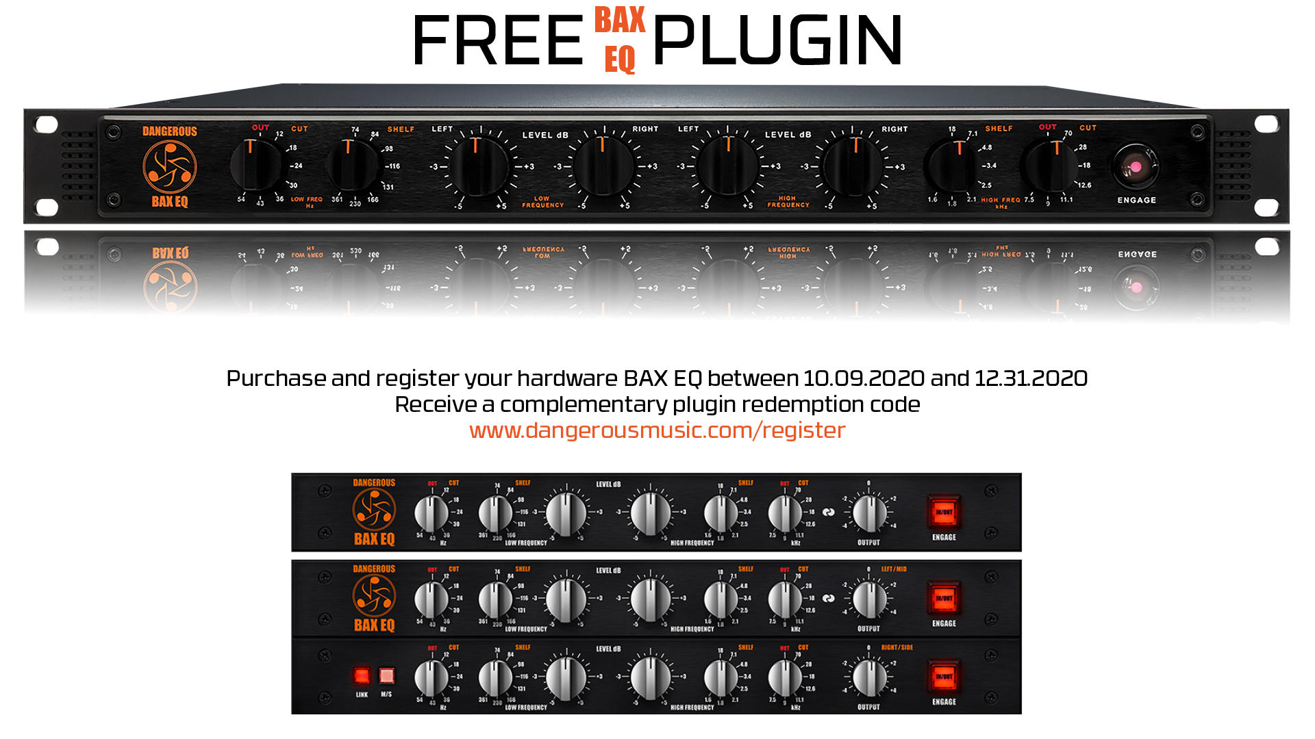 Free BAX EQ Plugin Promotion — Dangerous Music®